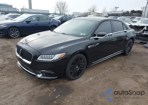 2017 Lincoln Continental Black Label z USA, uszkodzony, nr VIN 1LN6L9BC7H5600344